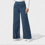 Штефания - Дънкови панталони с широк крачол