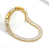 Гривна тип Rivière с багет орнаменти