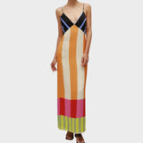 Марта - Дълга рокля в множество цветове в бенгалски стил