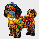 Лампа с форма на Ши Тцу с лък