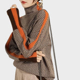 Жесика - Пуловер с висока яка