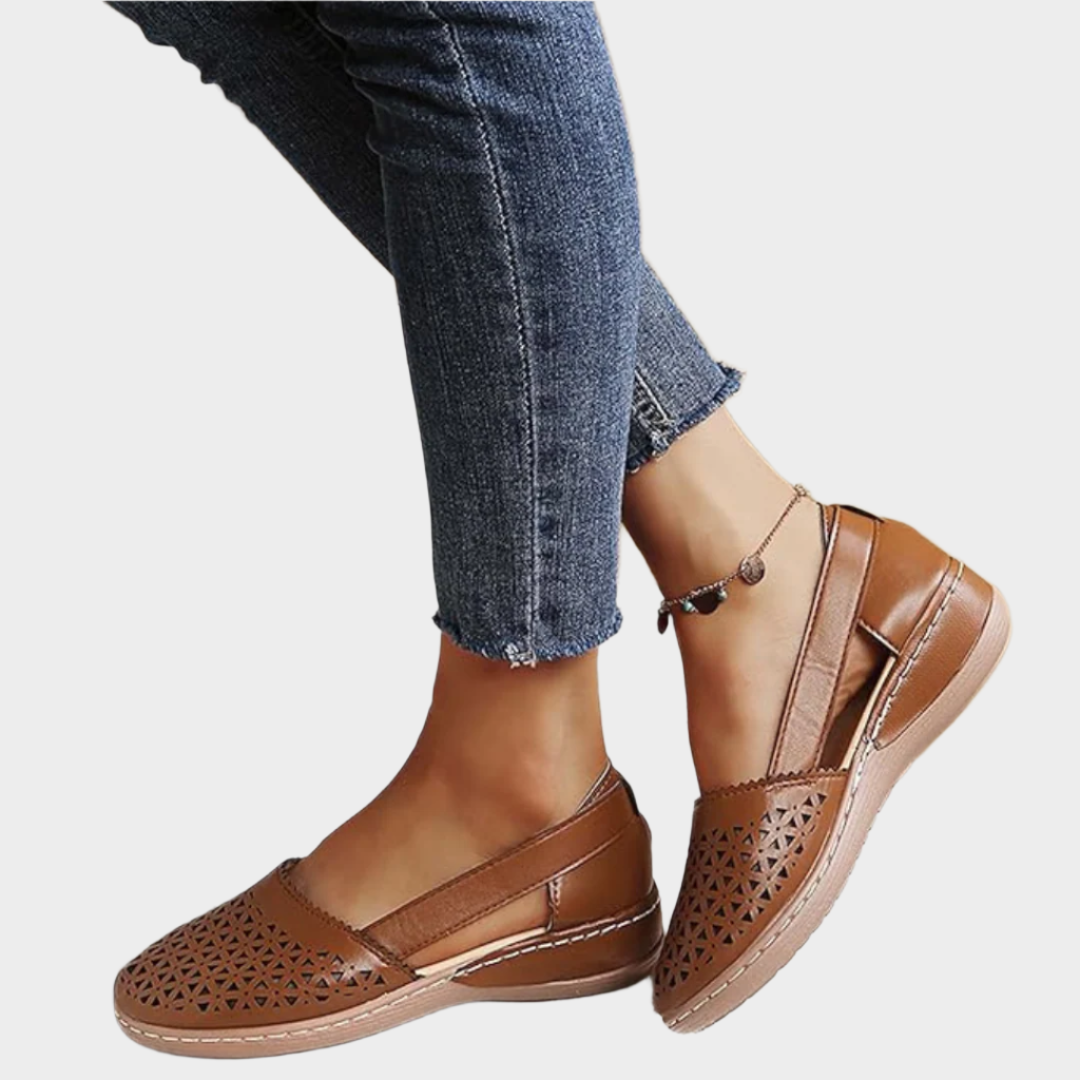 Анатомични Балетанки с Изрези и Лента