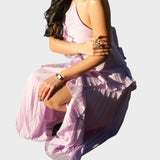 Ема - Дълга рокля с волани