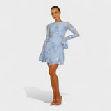 Джулия - Рокля с цветен чар