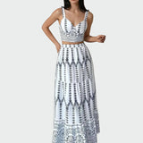 Бял комплект Медитеранска Хармония