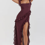 Meissa | Рокля с Асиметрични Волани