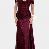 Рената Халджина Русалка без презрамки с пайети