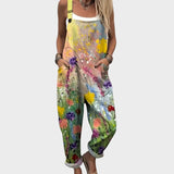 Божена - Ежедневен ленив цветен комбинезон